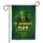 St. Patrick's Day Leprechaun Hat Shamrocks - Celebration Decor Garden Flag - 3