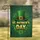 St. Patrick's Day Leprechaun Hat Shamrocks - Celebration Decor Garden Flag - 1