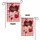 Valentine Hearts Gingham - Valentine's Day Gift Garden Flag - 4