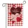Valentine Hearts Gingham - Valentine's Day Gift Garden Flag - 3