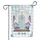 Custom Family Name Front Door American Flags Floral Wreath - Home Decor Gift for Homeowners Garden Flag - 3