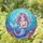 Mermaid Blue Eyes Iridescent Hair Ocean Coral - Home Decor Gift for Ocean Lover Stained Glass Suncatcher - 1