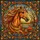 Horse Head Autumn Leaves Vines - Home Decor Gift for Wildlife Lover Stained Glass Suncatcher - 5