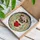 Chubby Pug Dog Red Heart Clear Glass Hearts - Home Decor Gift for Dog Lovers and Pet Owners Stained Glass Suncatcher - 3