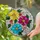 Luminous Multi-Petal Flowers Geometric Mosaic Window Accent - Home Decor Gift Stained Glass Suncatcher - 2