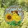 Fluffy Yellow Chick Sunflower Mosaic Sky - Spring Home Decor Gift for Garden Lover Stained Glass Suncatcher - 1