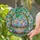 Easter Basket Eggs Spring Flowers Butterflies Lush Foliage - Easter Celebration Gift Stained Glass Suncatcher - 2