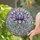 Lotus Flower Crystal Pendants Rippled Opalescent Glass Mosaic Square - Home Decor Gift Stained Glass Suncatcher - 2
