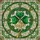 Four Leaf Clover Shamrocks Mosaic Scrollwork - Home Decor Gift for Luck Stained Glass Suncatcher - 5