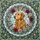 Majestic Golden Retriever Dog Rose Wreath Home Window Decor Gift for Dog Lover Stained Glass Suncatcher - 5