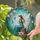 Tiffany Fairy Butterfly Blossom Forest - Home Decor Gift for Fairy Lovers Stained Glass Suncatcher - 2