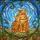 Orange Tabby Cat Kitten Cheek Nuzzle Organic Border - Everyday Home Decor Gift for Cat Lover Stained Glass Suncatcher - 5