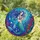 Mermaid Underwater Coral Teal Mosaic - Home Decor Gift for Mermaid Lover Stained Glass Suncatcher - 1