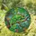 Chameleon Tree Branch Tropical Leaves - Wildlife Lover Home Decor Gift Stained Glass Suncatcher - 1