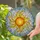 Radiant Sun Symbol Flame Rays Celestial Mosaic - Everyday Home Decor Gift for Celestial Lover Stained Glass Suncatcher - 2