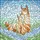 Mother Llama Baby Llama Serene Embrace - Home Decor Gift for Llama Lover Stained Glass Suncatcher - 5