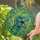 Tyrannosaurus Rex Jungle Foliage - Prehistoric Wildlife Home Decor Gift Stained Glass Suncatcher - 2