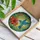 Hummingbird Hibiscus Tropical Jungle Floral Mosaic - Home Decor Gift for Wildlife Lover Stained Glass Suncatcher - 3