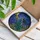 Witch Crescent Moon Botanical Flowers Celestial - Home Decor Gift for Witch Lover Stained Glass Suncatcher - 3