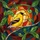 American Goldfinch Bird Floral - Home Decor Gift for Bird Lover Stained Glass Suncatcher - 5