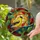 American Goldfinch Bird Floral - Home Decor Gift for Bird Lover Stained Glass Suncatcher - 2
