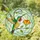 Hummingbird Flower Metallic Vine Spiral Mosaic Swirls Home Decor Gift for Garden Lover Stained Glass Suncatcher - 1