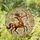 Galloping Centaur Sagittarius Sunbursts - Astrology Lover Gift Stained Glass Suncatcher - 1