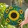 Radiant Sunflower Bellflower Berry Floral - Home Decor Gift for Garden Lover Stained Glass Suncatcher - 2