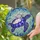 Adult Sea Turtle Baby Turtle Swirling Water - Wildlife Lover Home Decor Gift Stained Glass Suncatcher - 2