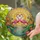 Pink Flamingos Lotus Flowers Golden Sun Rippling Water Scene - Wildlife Lover Home Decor Gift Stained Glass Suncatcher - 2