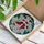 Upside Down Santa Claus Christmas Lights Evergreen Snow - Christmas Home Decor Gift Stained Glass Suncatcher - 3