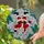 Upside Down Santa Claus Christmas Lights Evergreen Snow - Christmas Home Decor Gift Stained Glass Suncatcher - 2