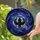 Black Bat Yellow Eyes Branch Spiderweb Broomstick Galaxy - Home Decor Gift for Bat Lover Stained Glass Suncatcher - 2