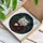 Persian Cat Red Velvet Jacket Art Nouveau Floral Home Decor Gift for Cat Lover Stained Glass Suncatcher - 3