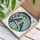 Two Bluebirds Floral Swirling Mosaic - Home Decor Gift for Bird & Nature Lover Stained Glass Suncatcher - 3