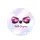 Feminine Eyes Glitter Eyelashes Holographic Gradient - Beauty Lover Gift for Her Spare Tire Cover - 4