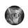 High Contrast Black White Chihuahua Dog Portrait - Pet Lover Gift for Dog Owner Spare Tire Cover - 4