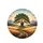 Majestic Solitary Tree Golden Wheat Field Mountain Sunrise - Nature Lover Gift Spare Tire Cover - 4