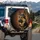 Majestic German Shepherd Dog Portrait - Pet Lover Gift for Dog Owners Spare Tire Cover - 3