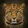 Majestic Leopard Electric Blue Eyes Golden Fur Black Rosettes - Wildlife Lover Gift Spare Tire Cover - 6