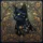 Black Cat Art Nouveau Golden Floral Mosaic - Everyday Car Decor Gift for Cat Lover Spare Tire Cover - 6