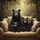 Realistic Black Bear Family Forest - Wildlife Lover Gift Spare Tire Cover - 2