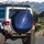 Cosmic Night Sky Milky Way Pine Forest - Outdoor Gear Gift for Adventure Lover Spare Tire Cover - 3
