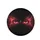 Piercing Red Eyes Feathered Eyelashes - Mystical Decor Gift for Fantasy Lover Spare Tire Cover - 4