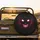 Ominous Dark Energy Grinning Monster Glitch Teeth - Car Enthusiast Gift Spare Tire Cover - 2