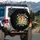 Woodland Mushrooms Ferns Moth Dragonfly Snail - Wildlife Lover Gift Spare Tire Cover - 3