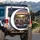 Raccoons Driving Vehicle Sunset - Road Trip Adventure Gift Spare Tire Cover - 3