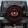 Massive Red Iris Eye White Pupil Glowing Eyes Dark Fleshy Veins Sinews - Home Decor Gift Spare Tire Cover - 1