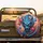 Blue Dragon Red Eyes Peony Rose Fantastical Blossoms Floral Tapestry - Home Decor Gift Spare Tire Cover - 2