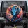 Blue Dragon Red Eyes Peony Rose Fantastical Blossoms Floral Tapestry - Home Decor Gift Spare Tire Cover - 1